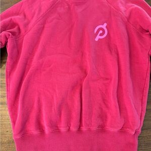 Spiritual Gangster Peloton Pink Crew Neck Sweatshirt XS